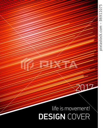 Stripes on dark background 86911075