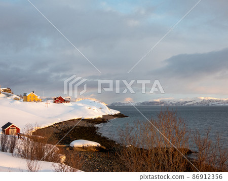 Landscape in the Commune Kafjord, Norway Landscape in the Commune Kafjord, Norway 86912356