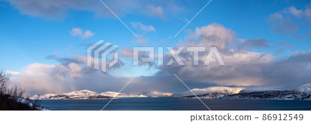 Landscape in the Commune Kafjord, Norway 86912549