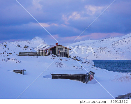 Coast on Mageroya, Troms og Finnmark, Norway 86913212