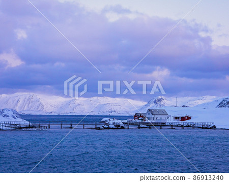 Coast on Mageroya, Troms og Finnmark, Norway 86913240