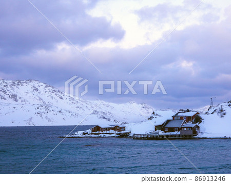 Coast on Mageroya, Troms og Finnmark, Norway Coast on Mageroya, Troms og Finnmark, Norway 86913246