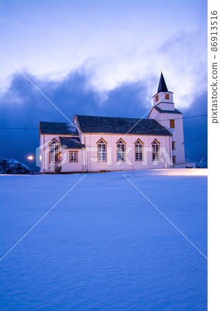 Church of Hillesoy, Brensholmen, Norway 86913516