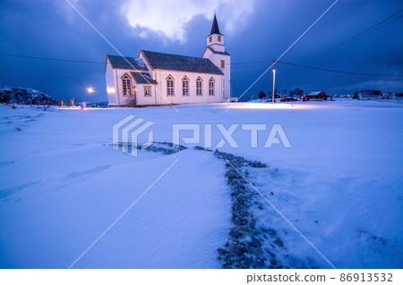 Church of Hillesoy, Brensholmen, Norway 86913532