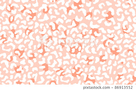 Abstract modern leopard seamless pattern. Animals trendy background. Beige and white decorative vector stock illustration for print, card, postcard, fabric, textile. Modern ornament of stylized skin 86913552