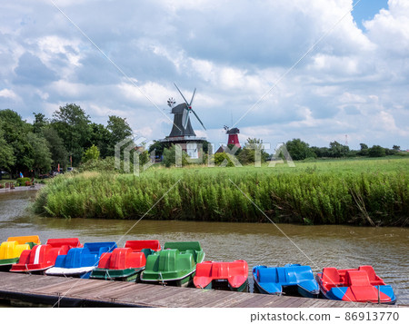 Greetsieler Twin Mills, Lower Saxony, Germany Greetsieler Twin Mills, Lower Saxony, Germany 86913770