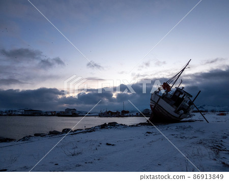Fishing Boat in Sommaroy, Troms og Finnmark, Norway 86913849