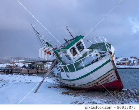 Fishing Boat in Sommaroy, Troms og Finnmark, Norway 86913873