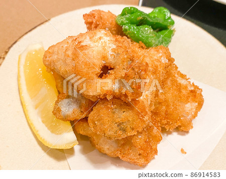 Deep-fried blowfish skin 86914583
