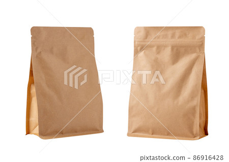 brown peper bag isolated on white background brown peper bag isolated on white background 86916428