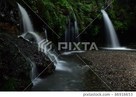 Shizuoka Prefecture Fujinomiya City Shinma Falls Shizuoka Prefecture Fujinomiya City Shinma Falls 86916653