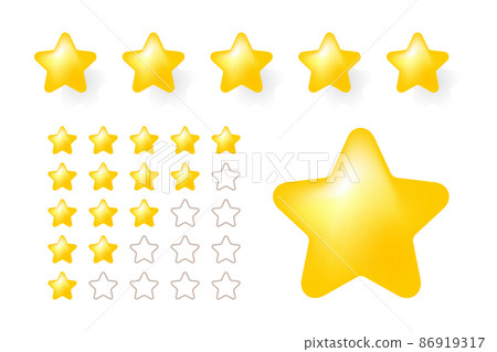 Stars, Reviews, Reviews, Ratings, 5 Stars... - Stock Illustration ...