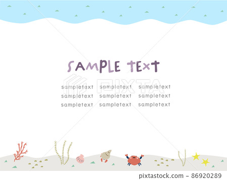 Fun sea frame with POP Fun sea frame with POP 86920289