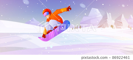 Extreme snowboarding winter sport outdoor activity Extreme snowboarding winter sport outdoor activity 86922461