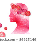 Paper Gerber Flower Girl Silhouette 86925146