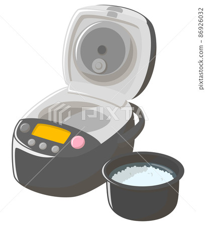 電飯煲和大米泡水 86926032