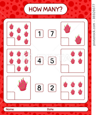 How many counting game with eggfruit worksheet for preschool kids, kids activity sheet, printable worksheet How many counting game with eggfruit worksheet for preschool kids, kids activity sheet, printable worksheet 86926077