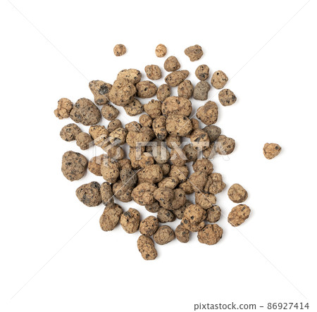 Expanded Clay or Exclay Isolated Expanded Clay or Exclay Isolated 86927414
