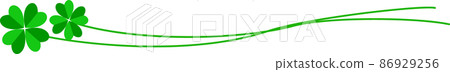 四葉草裝飾線 四葉草裝飾線 86929256