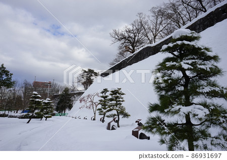 擁有令人驚嘆的石牆的盛岡城跡公園 擁有令人驚嘆的石牆的盛岡城跡公園 86931697