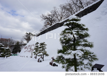 擁有令人驚嘆的石牆的盛岡城跡公園 擁有令人驚嘆的石牆的盛岡城跡公園 86931698