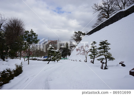 擁有令人驚嘆的石牆的盛岡城跡公園 擁有令人驚嘆的石牆的盛岡城跡公園 86931699
