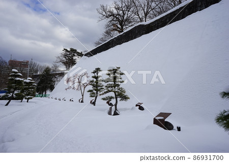 擁有令人驚嘆的石牆的盛岡城跡公園 擁有令人驚嘆的石牆的盛岡城跡公園 86931700