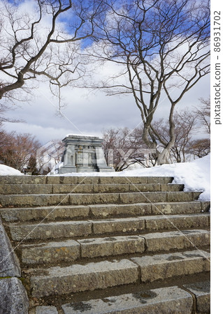 擁有令人驚嘆的石牆的盛岡城跡公園 86931702