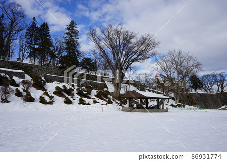 擁有令人驚嘆的石牆的盛岡城跡公園 86931774