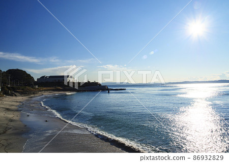 湘南三浦半島神奈川縣橫須賀市觀音崎的冬天 86932829