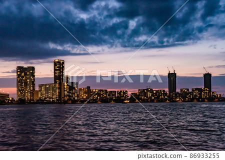 Evening view of Fukuoka Island City Evening view of Fukuoka Island City 86933255