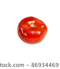 realistic vector tomato without leaves on white background 86934469