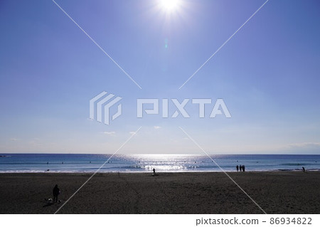 茅崎海岸冬季風光 茅崎海岸冬季風光 86934822