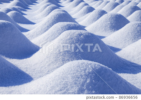 雪景河口湖的大石公園 雪景河口湖的大石公園 86936656