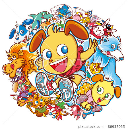 Dogs, characters, large collections of animals, images Dogs, characters, large collections of animals, images 86937035