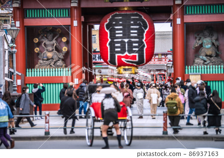 日本東京市容 每日重症病床使用率超過 30% E.死亡人數迅速增加...淺草寺人群 = 16th 日本東京市容 每日重症病床使用率超過 30% E.死亡人數迅速增加...淺草寺人群 = 16th 86937163