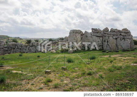 Ancient Megalithic Temples of Gozo Jugandiya Ruins 86938697