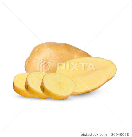 Potatoes isolated on white background 86940028