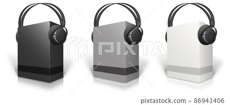 Music Box and Headphones 86941406