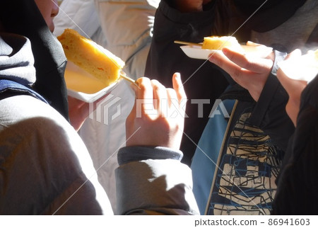 美味的厚烤雞蛋 美味的厚烤雞蛋 86941603
