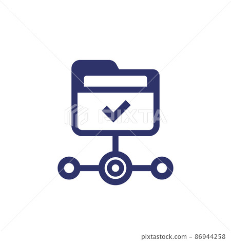 active directory, folder icon on white 86944258