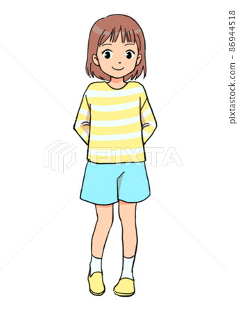 女孩全身圖 女孩全身圖 86944518