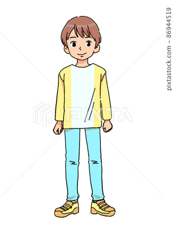 男孩全身圖 男孩全身圖 86944519