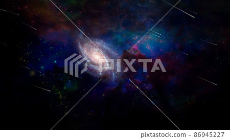 Vivid purple space 86945227