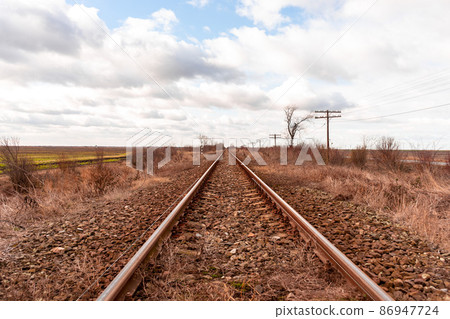 View of an railway road View of an railway road 86947724