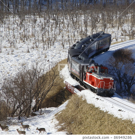 Semmo Main Line：SL Fuyu no Shitsugen（因SL故障導致的柴油機車牽引） 86949286