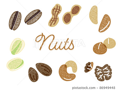 Stamp style nut set Stamp style nut set 86949448