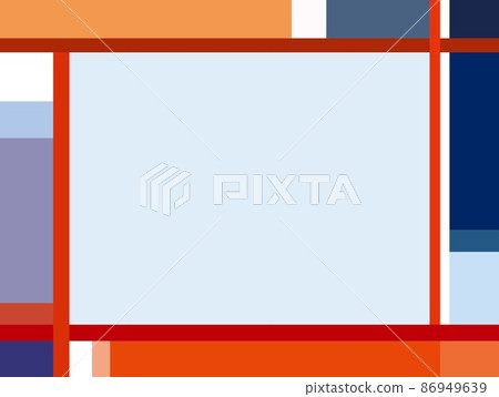 Geometric pattern frame - Stock Illustration [86949639] - PIXTA