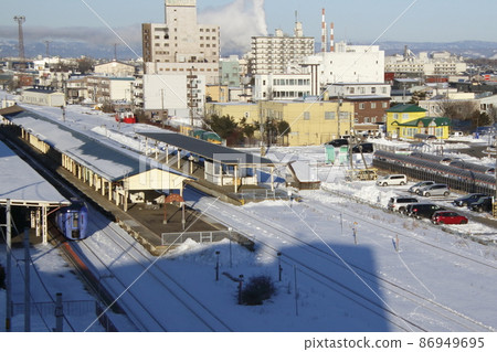 釧路站:特急大空(Kiha 283系列:札幌⇔釧路) 釧路站:特急大空(Kiha 283系列:札幌⇔釧路) 86949695