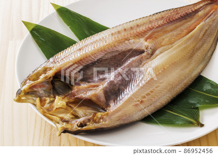 Atka mackerel from the sea near Hokkaido on a plate Atka mackerel from the sea near Hokkaido on a plate 86952456